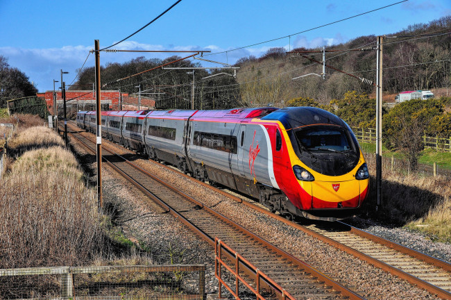 Обои картинки фото техника, поезда, поезд, скоростной