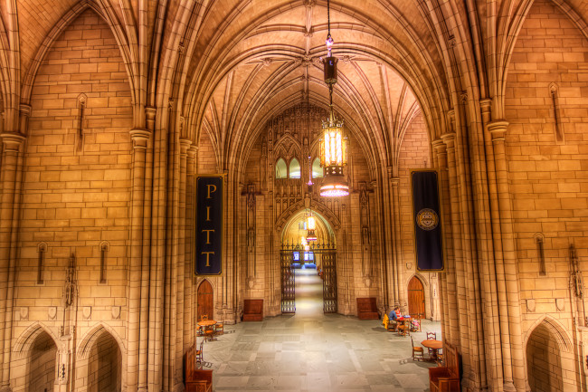 Обои картинки фото cathedral of learning, интерьер, убранство,  роспись храма, собор