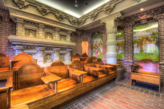 Обои картинки фото indian room ii, интерьер, убранство,  роспись храма, кампус, собор, комната