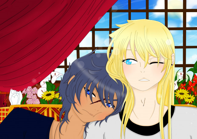 Обои картинки фото разное, арты, фон, взгляд, девушки