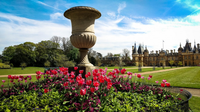 Обои картинки фото waddesdon manor, города, - дворцы,  замки,  крепости, поместье