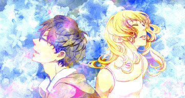 Картинка аниме shigatsu+wa+kimi+no+uso твоя апрельская ложь