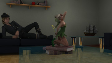 Картинка 3д+графика эльфы+ elves девушки взгляд фон