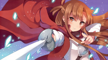 Картинка аниме sword+art+online фон взгляд девушка