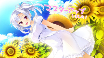 Картинка аниме unknown +другое фон взгляд девушка