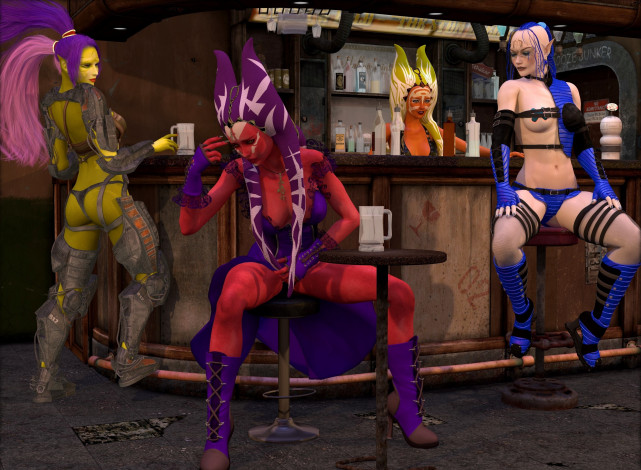 Обои картинки фото 3д графика, существа , creatures, халки, взгляд, фон