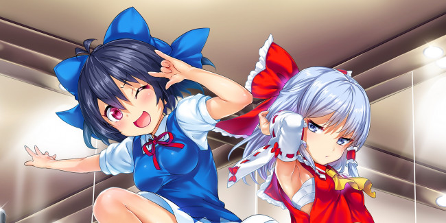 Обои картинки фото irodori midori, аниме, девушки, фон, взгляд