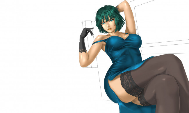 Обои картинки фото аниме, one punch man, девушка