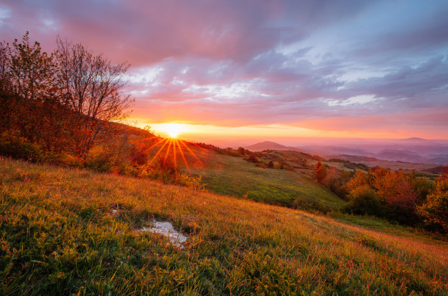 Обои картинки фото природа, восходы, закаты, рассвет