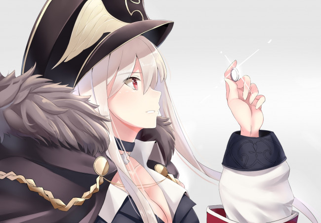 Обои картинки фото аниме, girls frontline, фон, взгляд, девушка