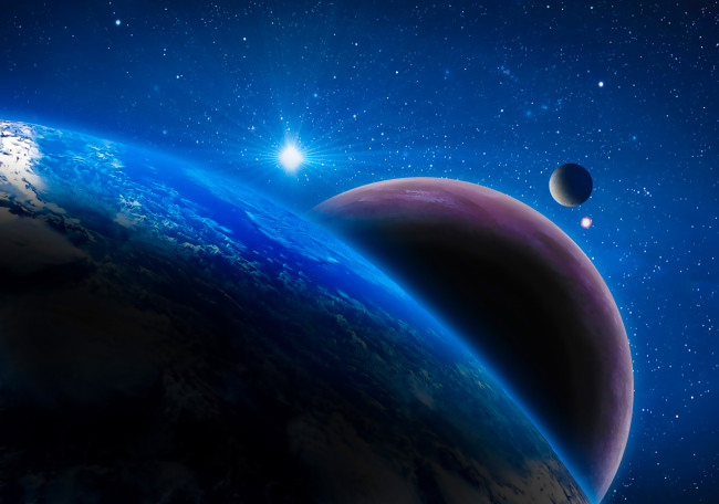 Обои картинки фото 3д графика, атмосфера, настроение , atmosphere ,  mood , вид, пейзаж, планета