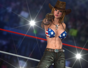 Картинка 3д+графика люди+ people девушка взгляд фон