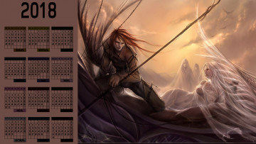 Картинка календари фэнтези женщина