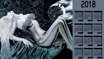 Картинка календари фэнтези женщина