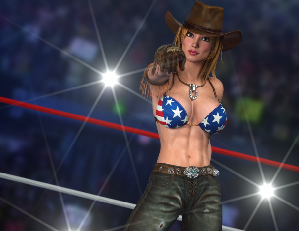 Обои картинки фото 3д графика, люди , people, девушка, взгляд, фон