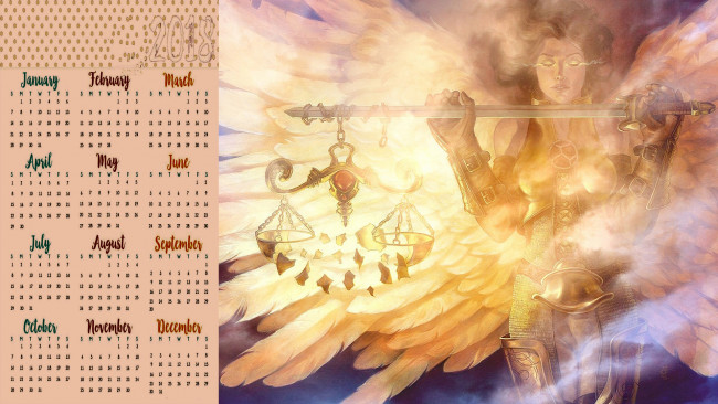 Обои картинки фото календари, фэнтези, девушка, оружие