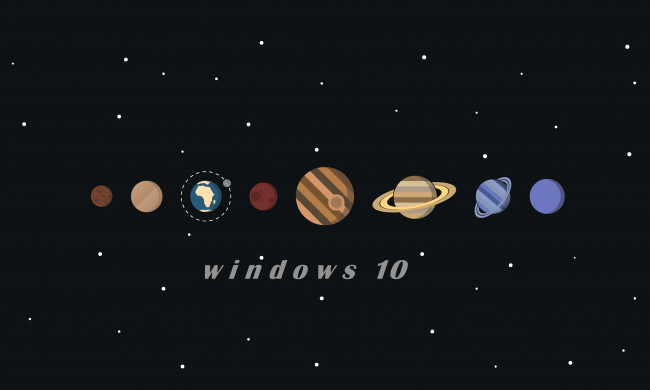 Обои картинки фото компьютеры, windows  10, фон, логотип