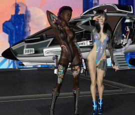 Картинка 3д+графика фантазия+ fantasy фон взгляд девушки