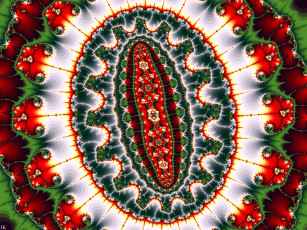 Картинка 3д+графика фракталы+ fractal цвет фон узор