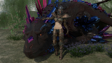 Картинка 3д+графика фантазия+ fantasy фон взгляд девушка