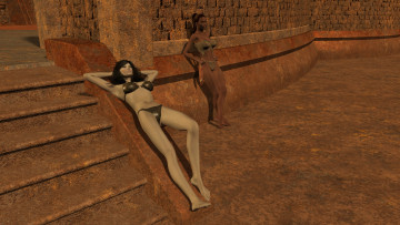 Картинка 3д+графика фантазия+ fantasy фон взгляд девушка