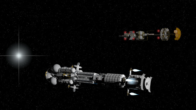 Обои картинки фото 3д графика, космические корабли,  звездолеты , spaceships,  starships, галактика, звезды, планеты, космический, корабль