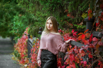 Картинка девушки -+брюнетки +шатенки девушка парк