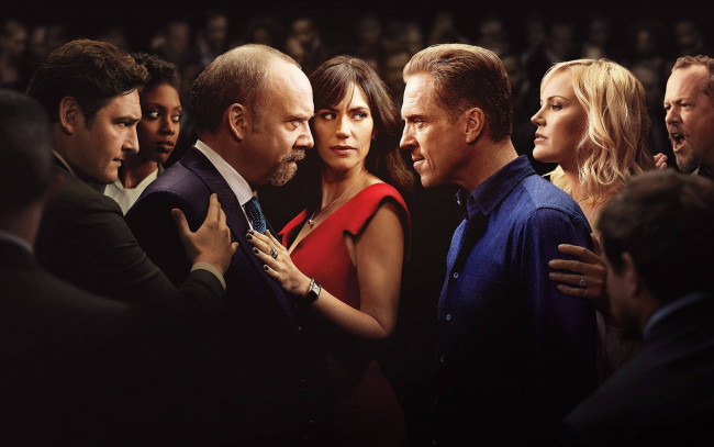 Обои картинки фото billions , 2016 – , кино фильмы, -unknown , другое, миллиарды, сериал, третий, сезон, драма, damian, lewis, пол, джаматти