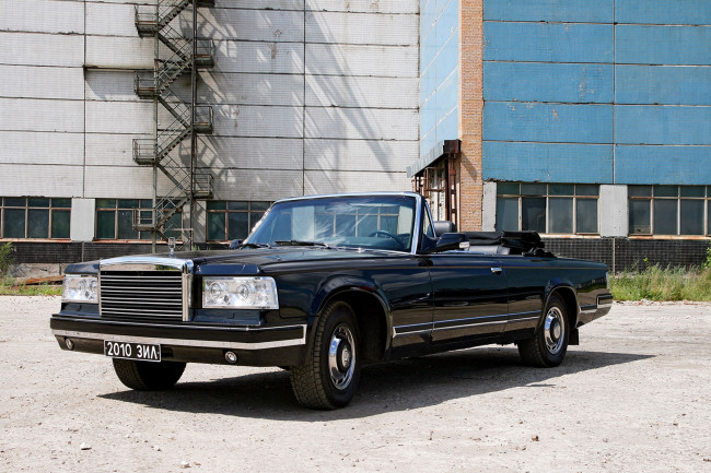 Обои картинки фото зил, автомобили, автомобиль, кабриолет, классика, раритет
