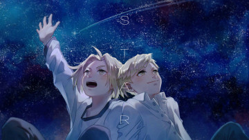 обоя аниме, fullmetal alchemist, стальной, алхимик