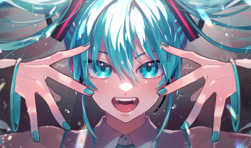 Картинка аниме vocaloid вокалойд