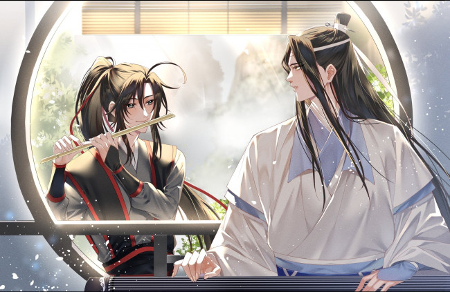 Обои картинки фото аниме, mo dao zu shi, the, untamed, неукротимый, повелитель, чэньцин, мосян, тунсю, mo, dao, zu, shi, магистр, дьявольского, культа