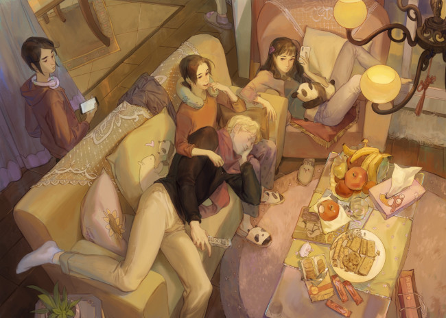 Обои картинки фото аниме, hetalia,  axis powers, хеталия, и, страны, оси