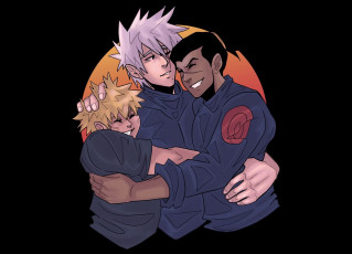 Картинка аниме naruto наруто узумаки какаши ирука