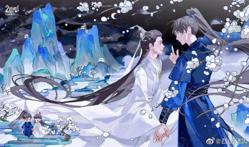 Картинка аниме the+husky+and+his+white+cat+shizun хаски и его учитель белый кот