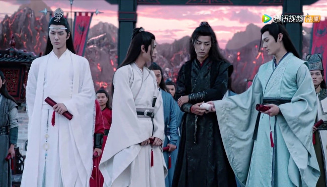 Обои картинки фото кино фильмы, the untamed, лань, ванцзы, вэй, усянь, не, хуайсан, цзян, чэн