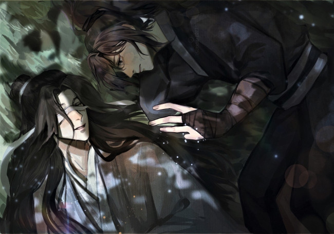 Обои картинки фото сюэ ян и сяо синчень, аниме, mo dao zu shi, сяо, синчень, сюэ, ян