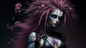 Картинка фэнтези девушки нейросети графика нейроарт ai art нейронные сети рисунки нейро искусство