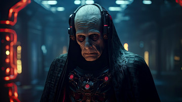 Картинка фэнтези _star+wars нейросети графика нейроарт ai art нейронные сети рисунки нейро искусство киборг