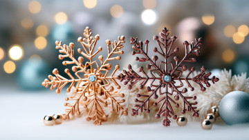 Картинка праздничные снежинки+и+звёздочки снежинки