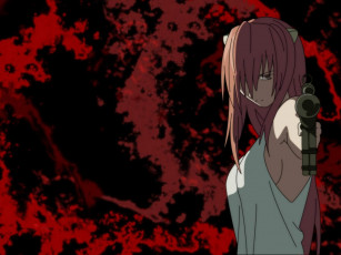 Картинка аниме elfen lied