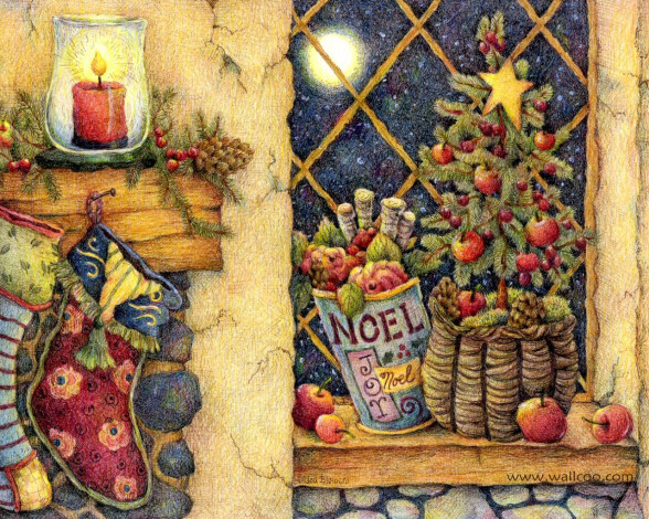 Обои картинки фото by, lisa, blowers, рисованные