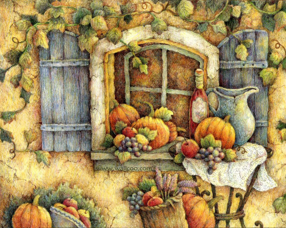 Обои картинки фото by, lisa, blowers, рисованные