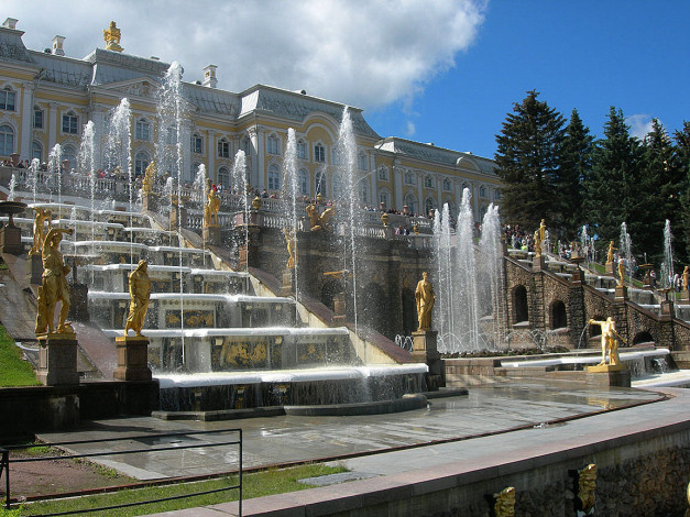 Обои картинки фото петергоф, города, санкт, петербург, россия