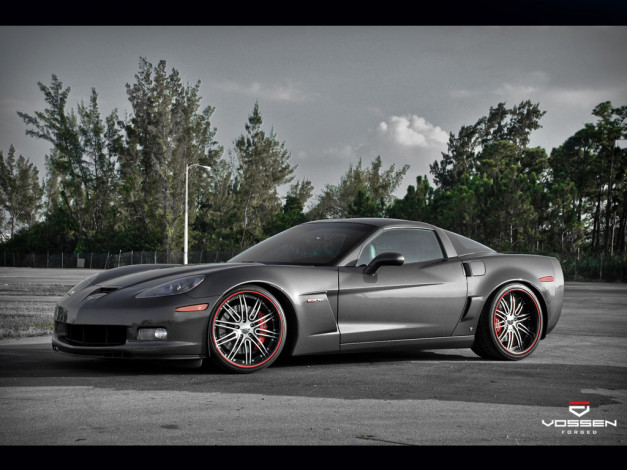 Обои картинки фото автомобили, corvette