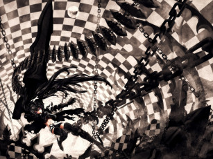 Картинка аниме black rock shooter