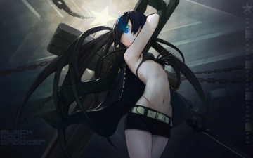 Картинка аниме black rock shooter
