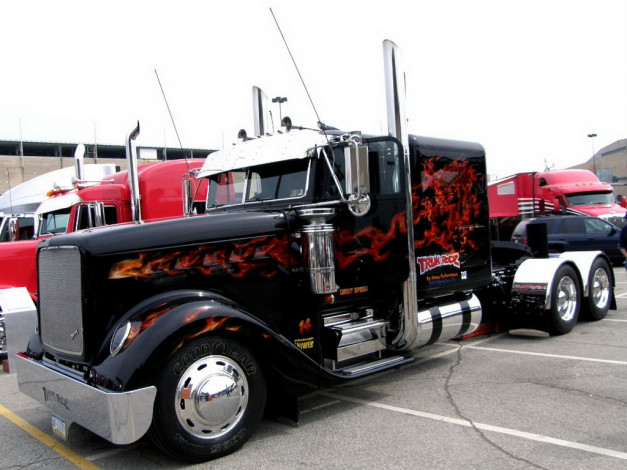 Обои картинки фото автомобили, peterbilt