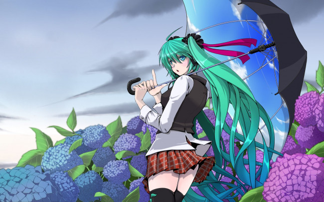 Обои картинки фото аниме, vocaloid