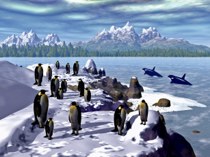 Картинка 3д графика animals животные